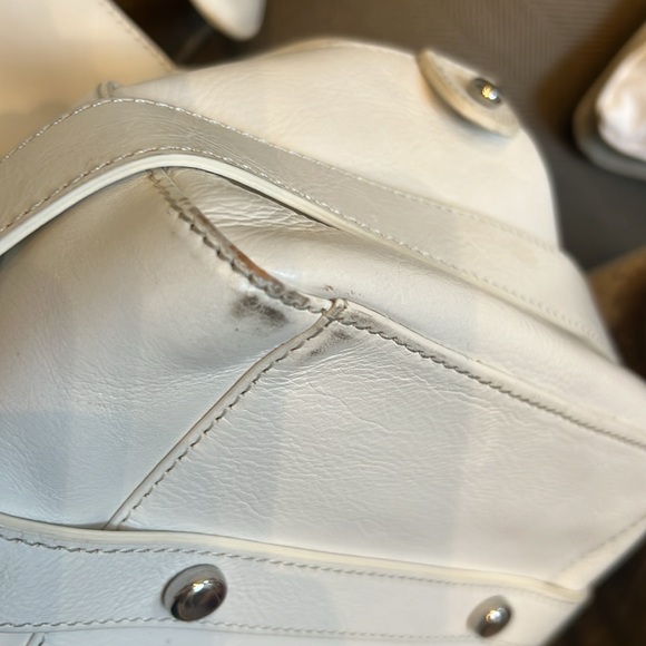 Juicy couture white leather shoulder bag - Picture 10 of 16